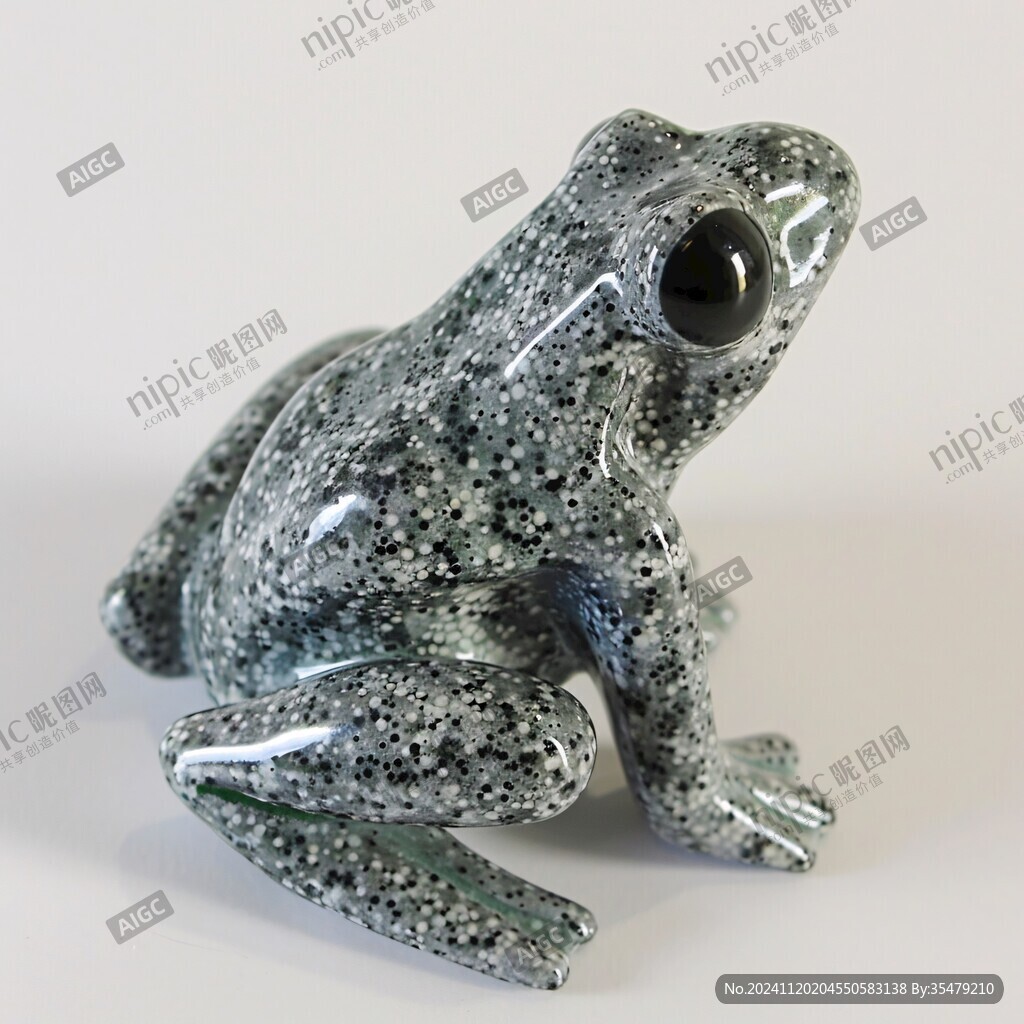 瓷器青蛙工艺品