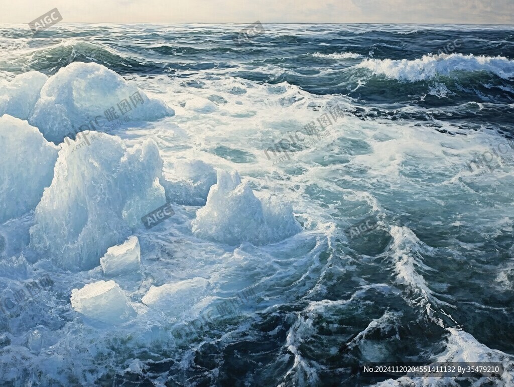 海洋流体画