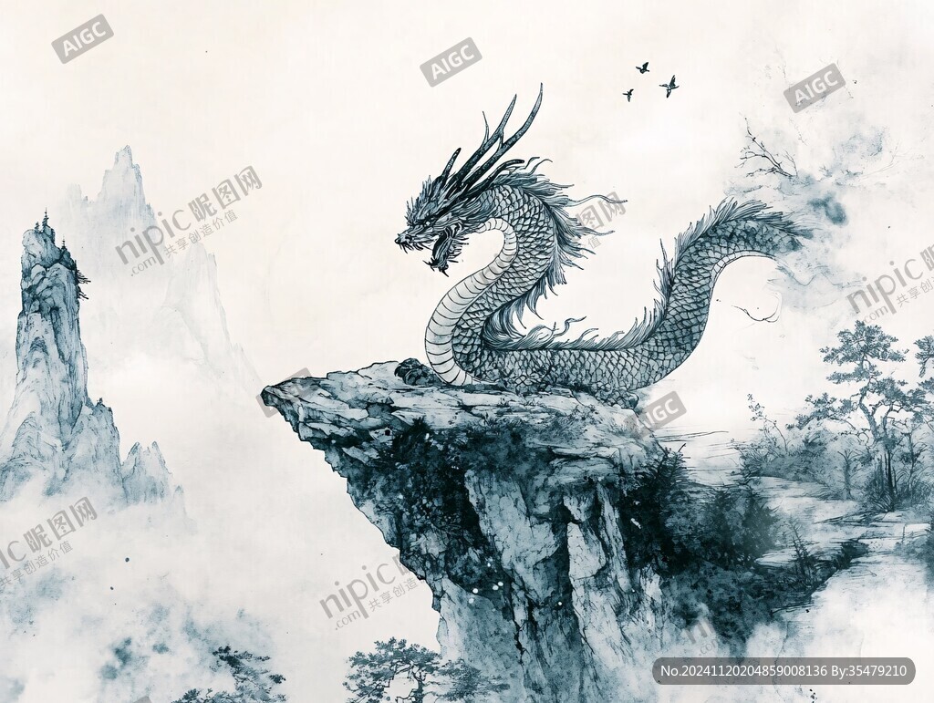 工笔龙