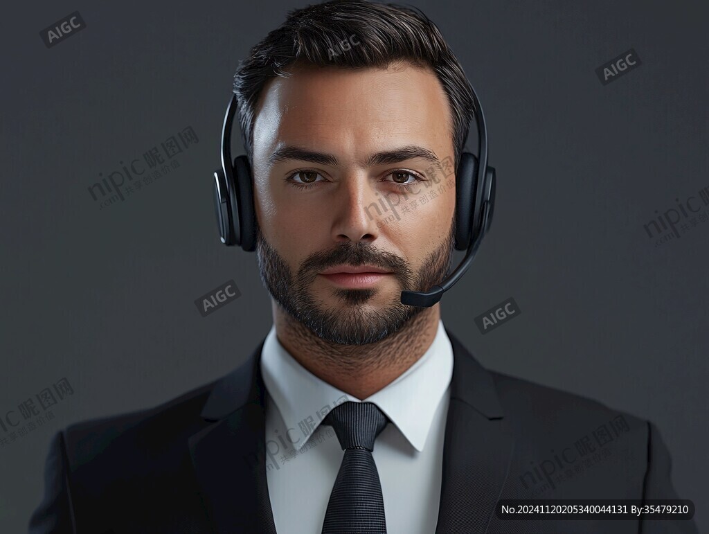 男性客服人员