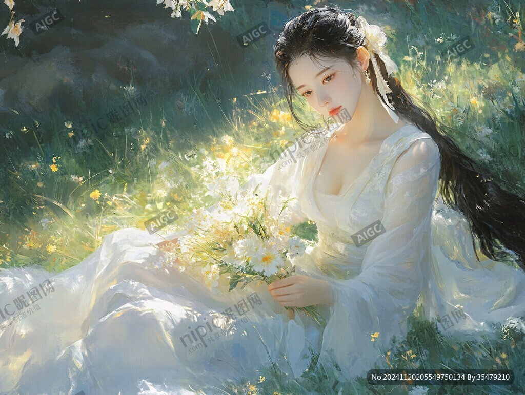 仙气清冷少女壁纸图片