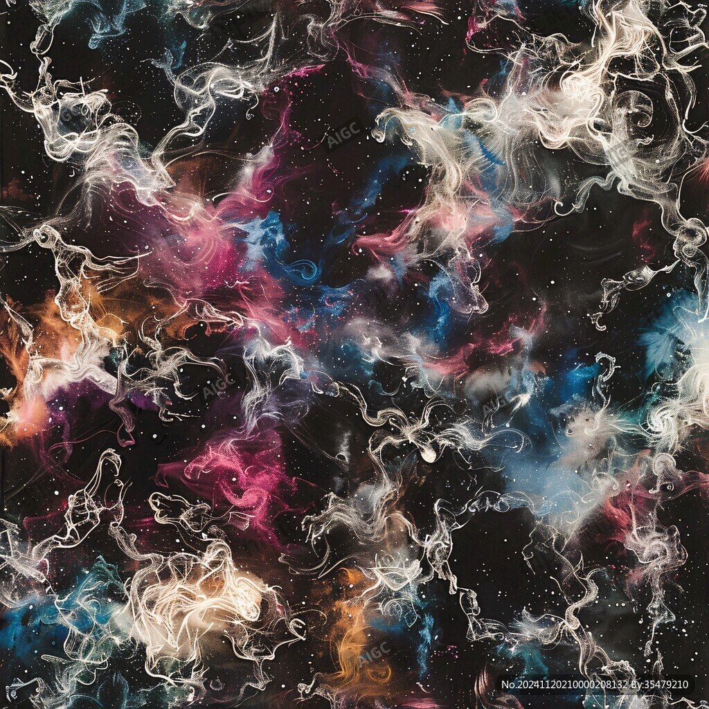 海洋流体画宇宙