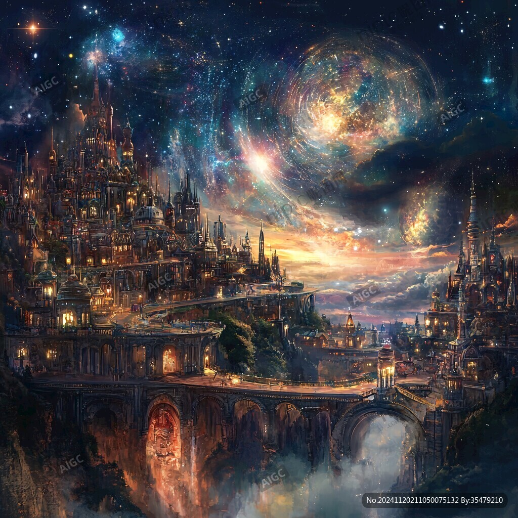 魔幻场景插画