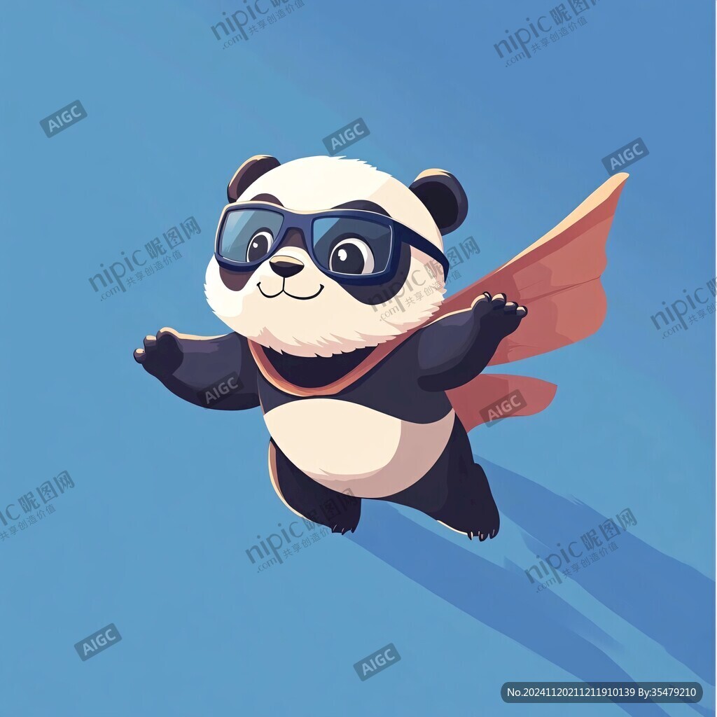 熊猫功夫大侠形像设计