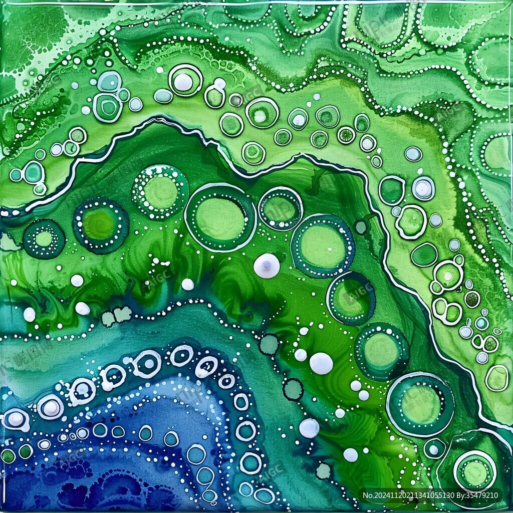 液态流体花纹装饰画