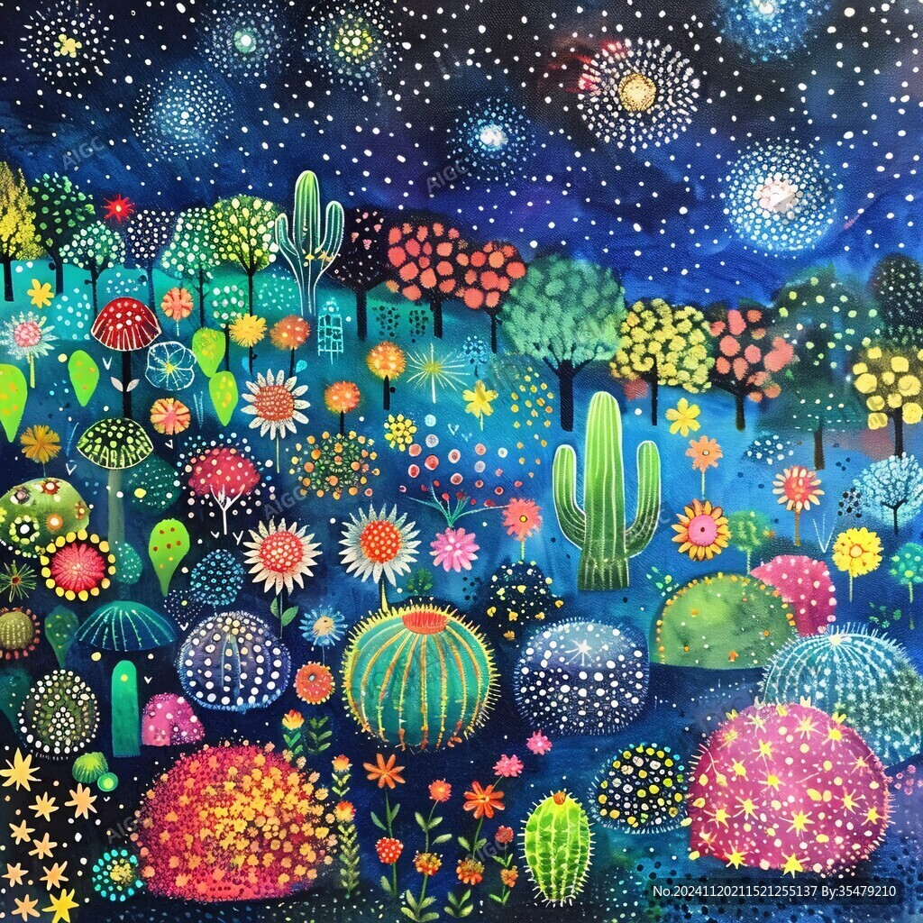魔法森林插画