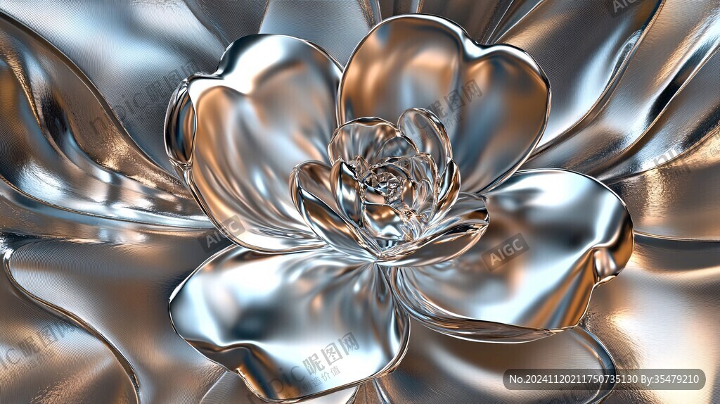 3d立体金属花纹