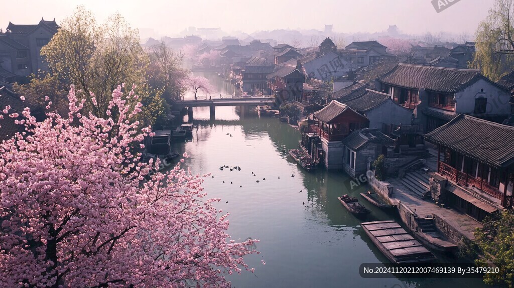 唯美浪漫江南水乡风情