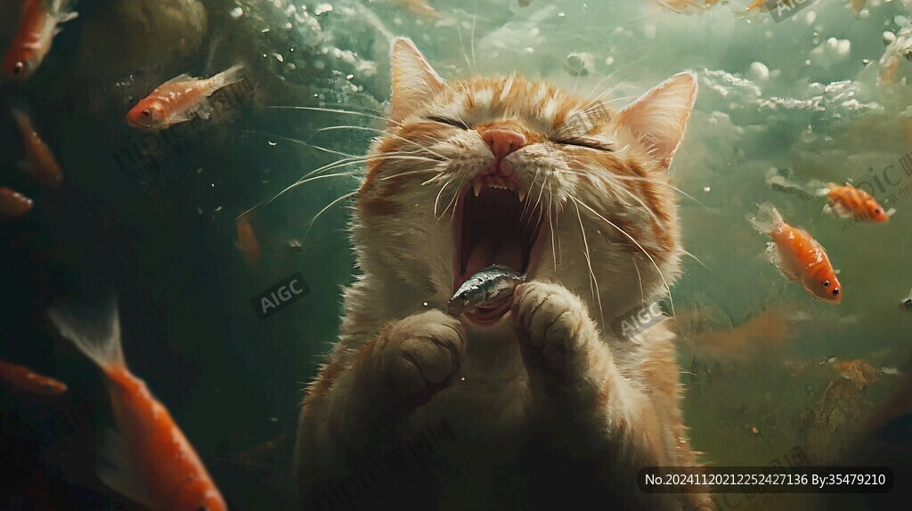 原创猫与鱼