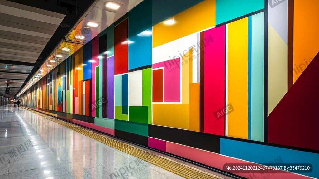 地铁车站装饰画