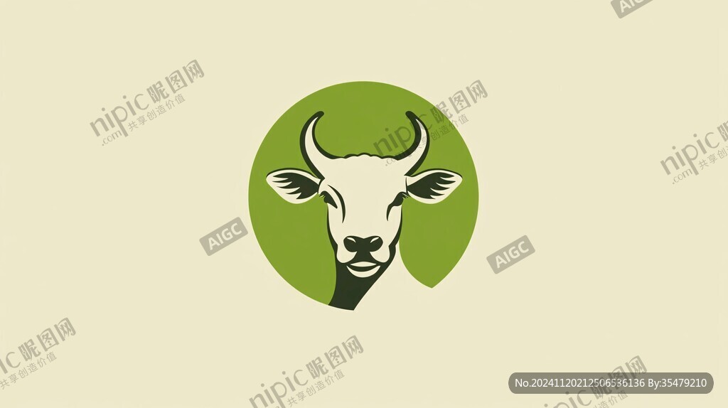 牛头形状logo