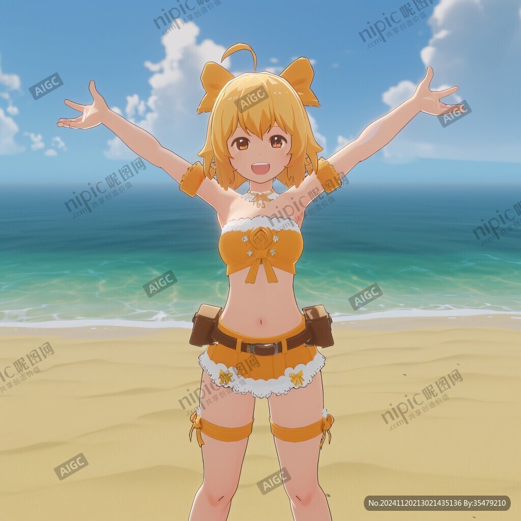 泳装少女