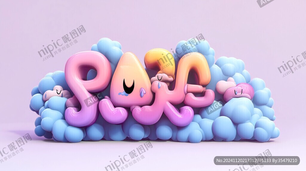 创意3d字