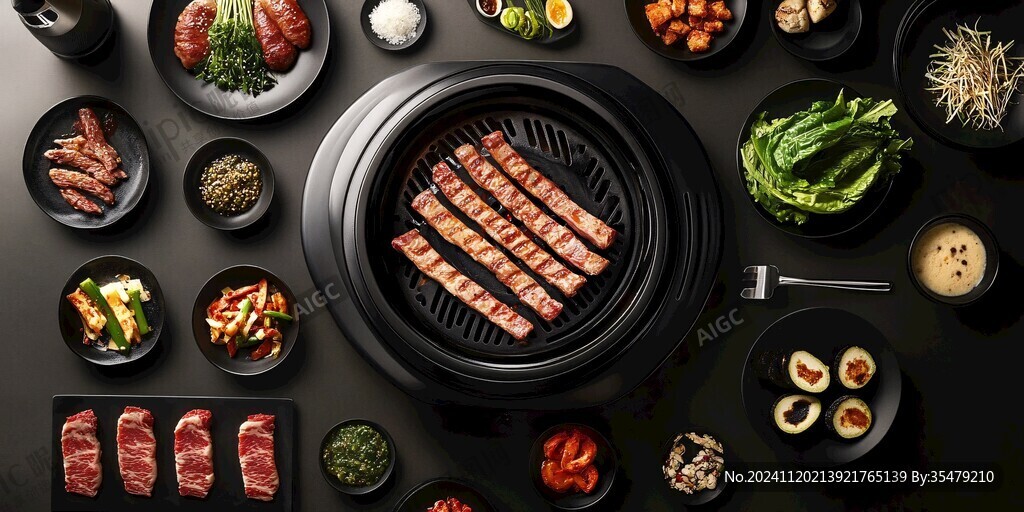 烤肉场景图