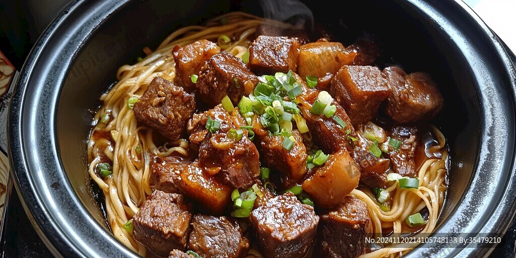 红烧肉盖面