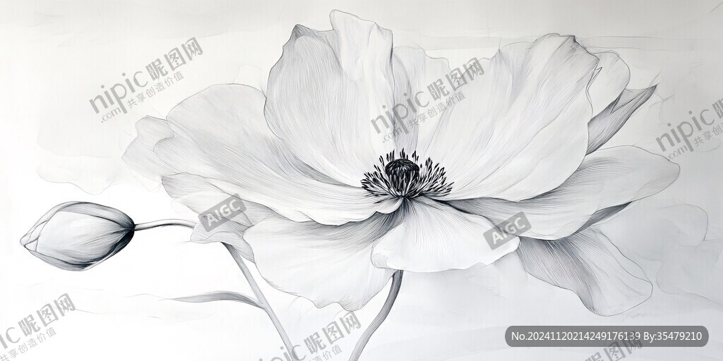 手绘创意百花壁纸