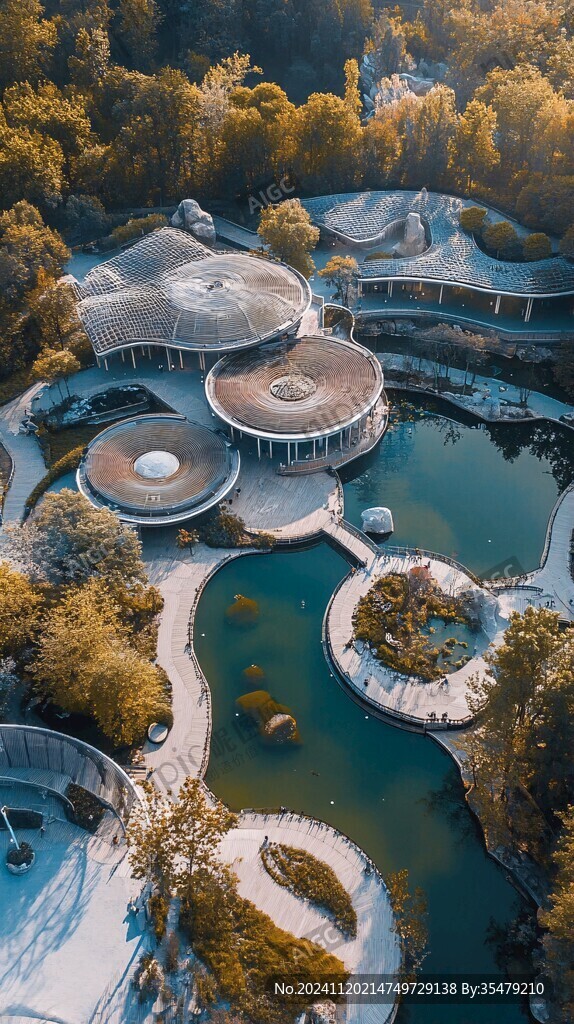 俯瞰麓湖