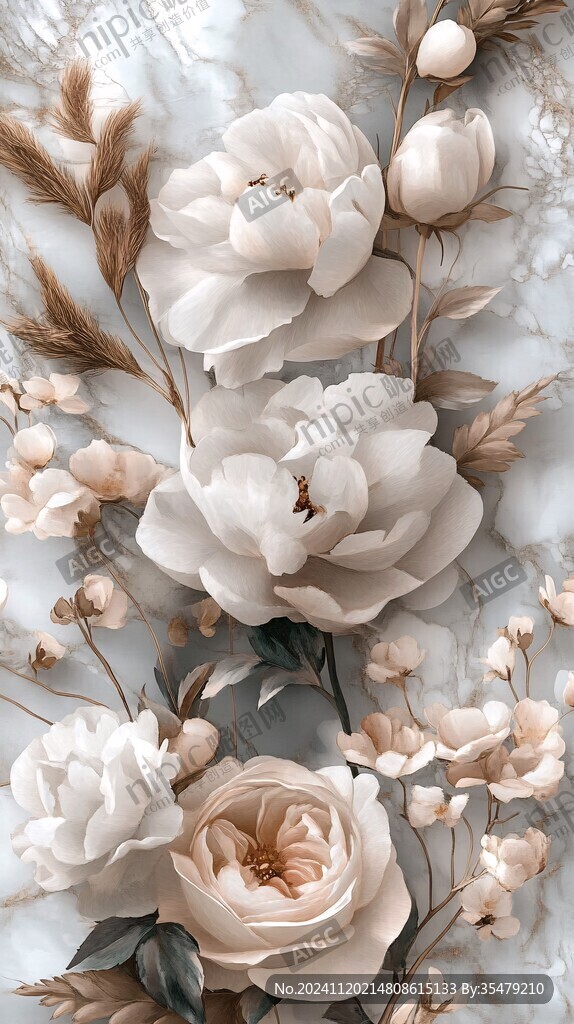 3d立体花壁纸