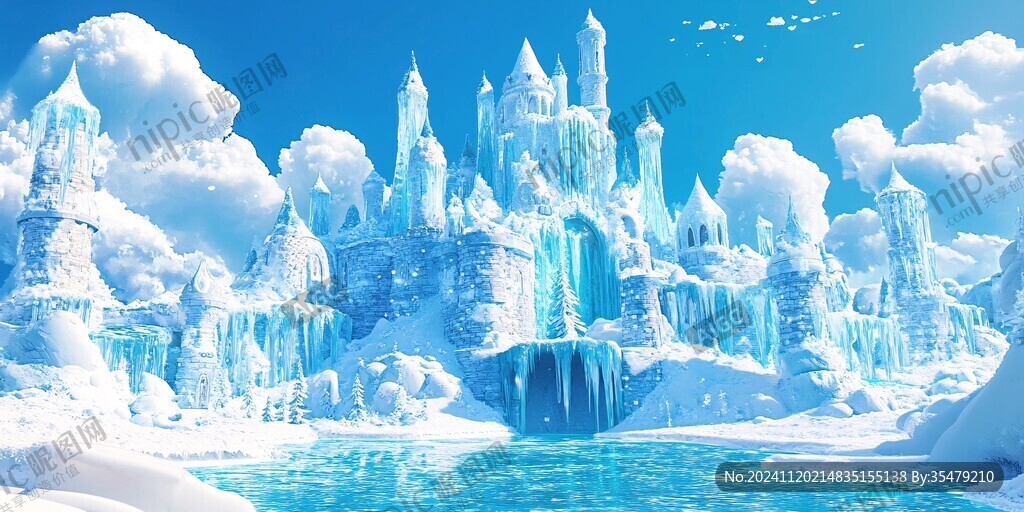 冰雪大世界插画