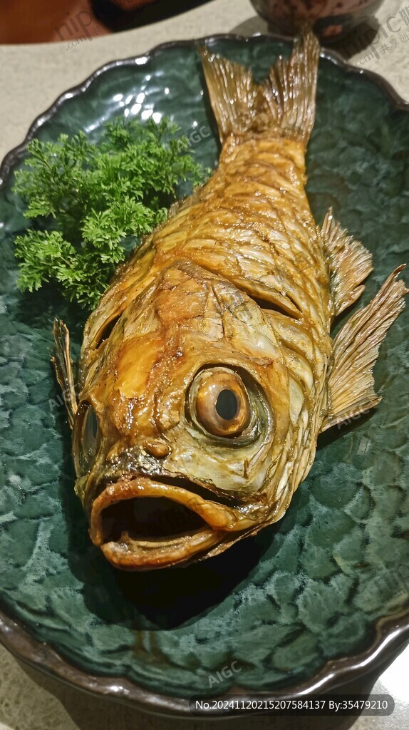 炉端烧金头鲷
