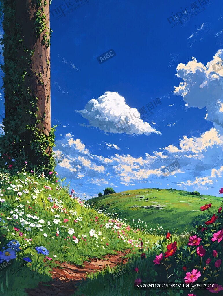 插画唯美风景