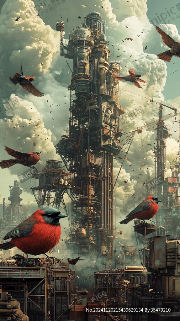 科幻插画风