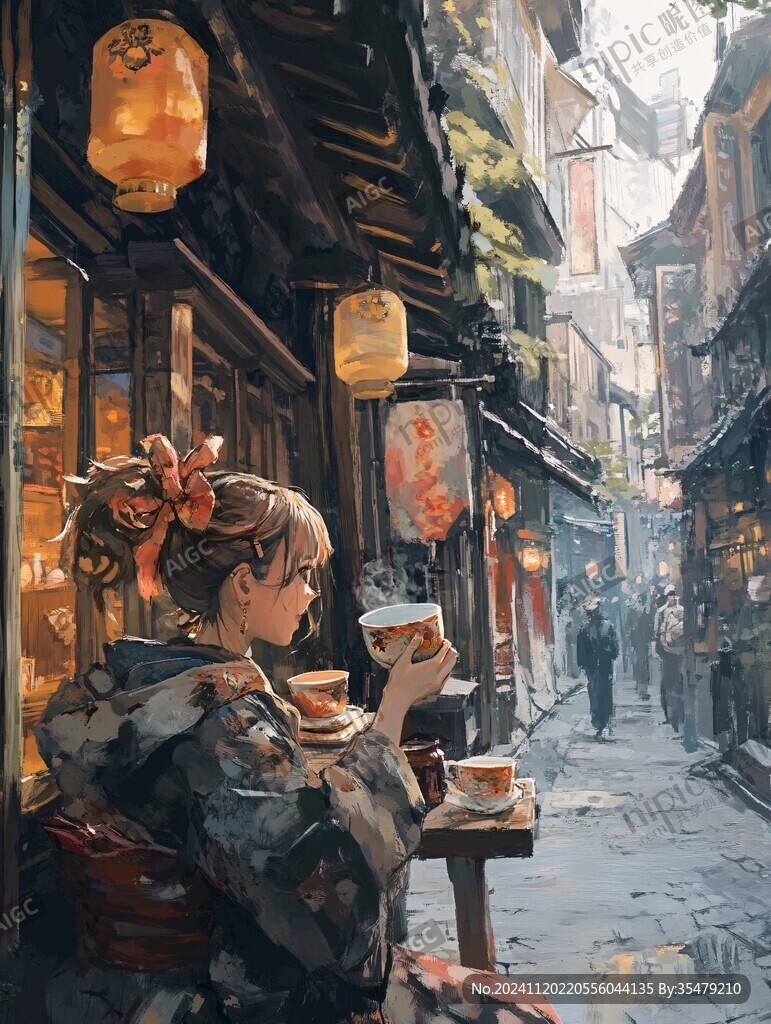 日系插画插画