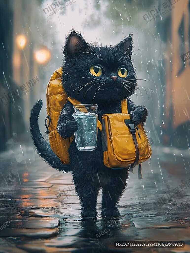 喵星人插画