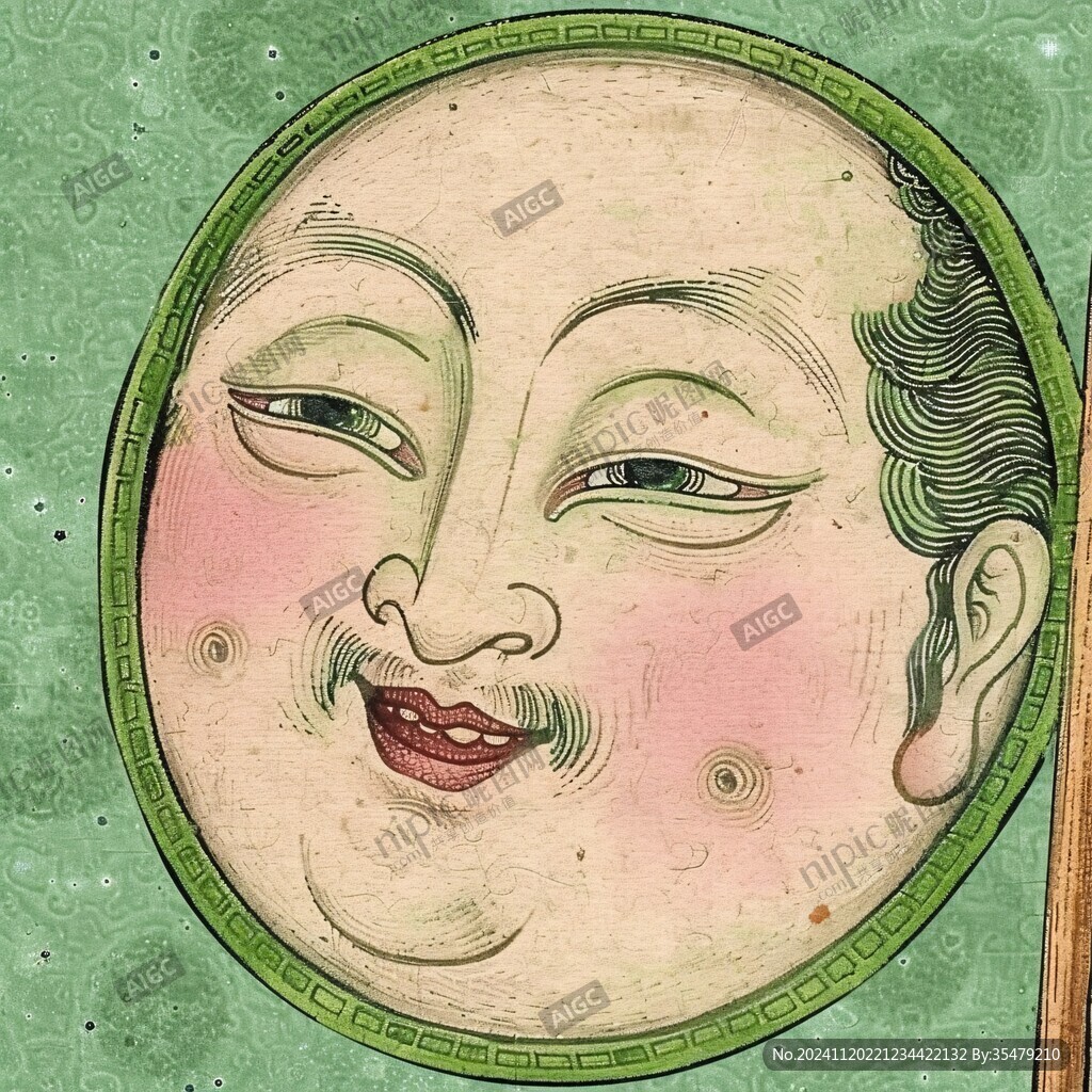 古代人物面部