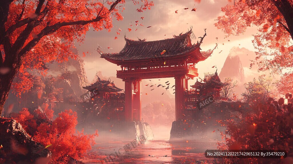 唯美古风场景