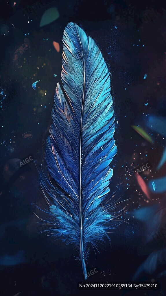 蓝色梦幻翅膀