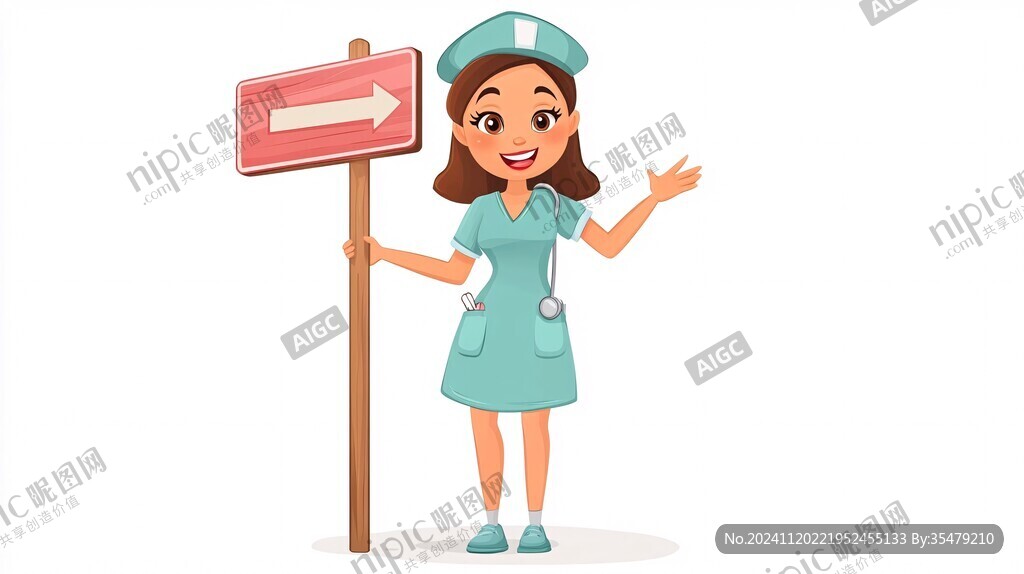 女护士卡通人物