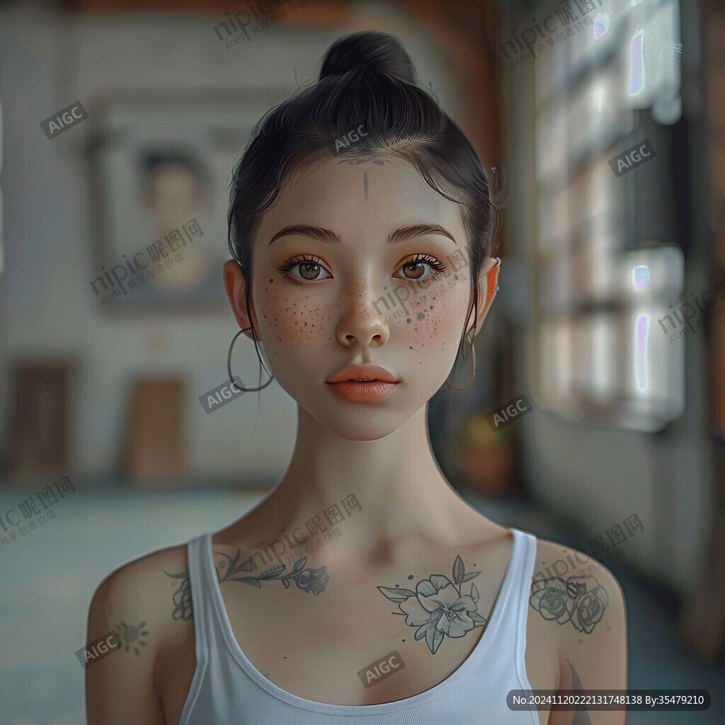 写实人物插画