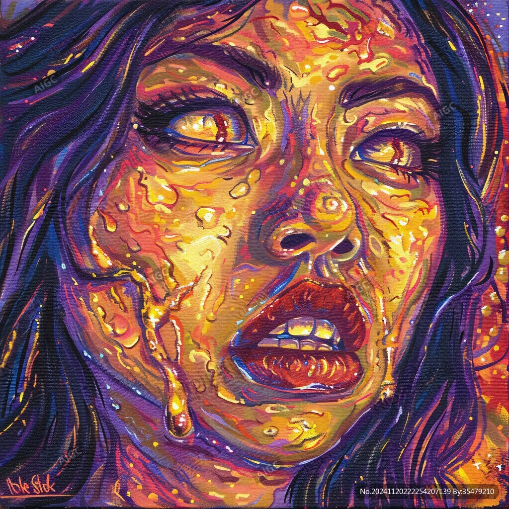 焦躁装饰画