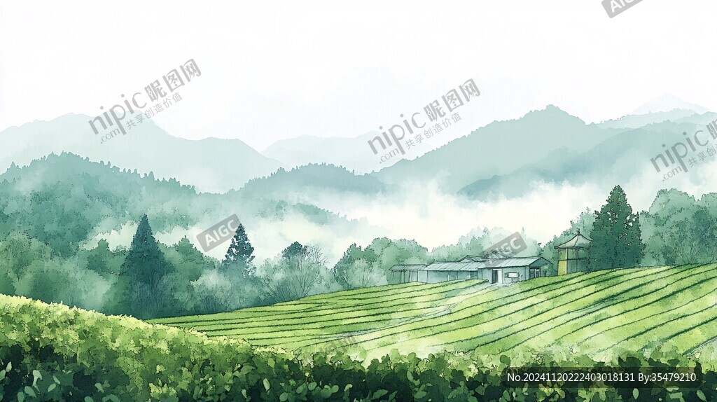 茶田插画