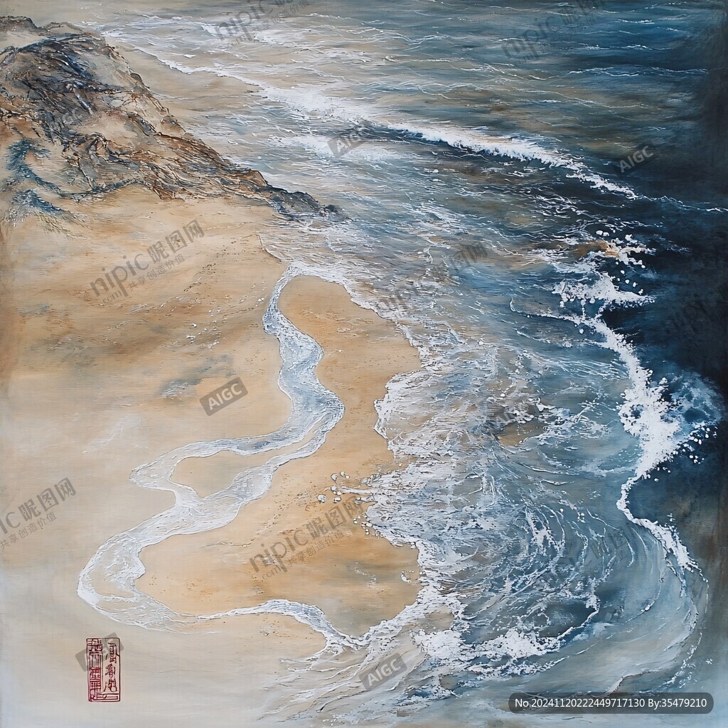 应龙画河海