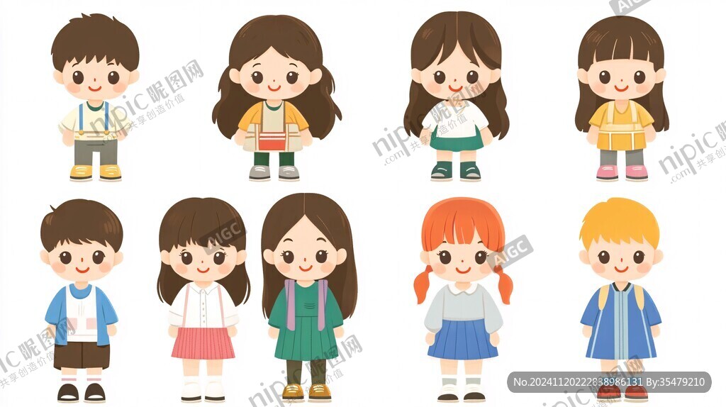 小学生人物设计