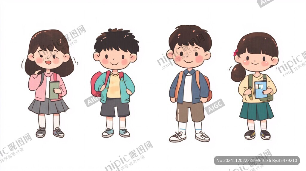 小学生人物设计