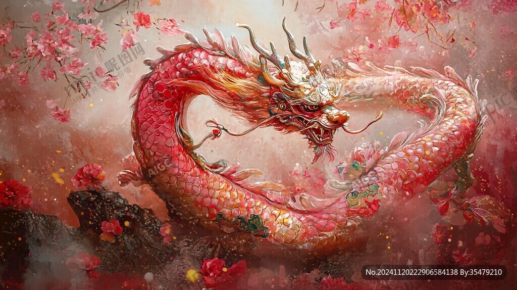 龙年横版插画