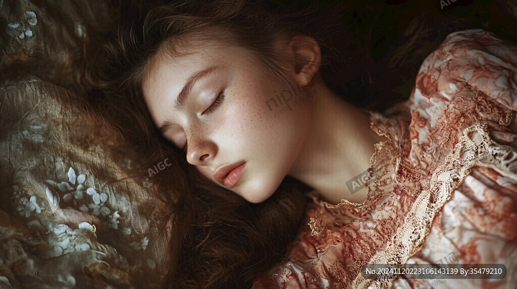 女性唯美睡姿
