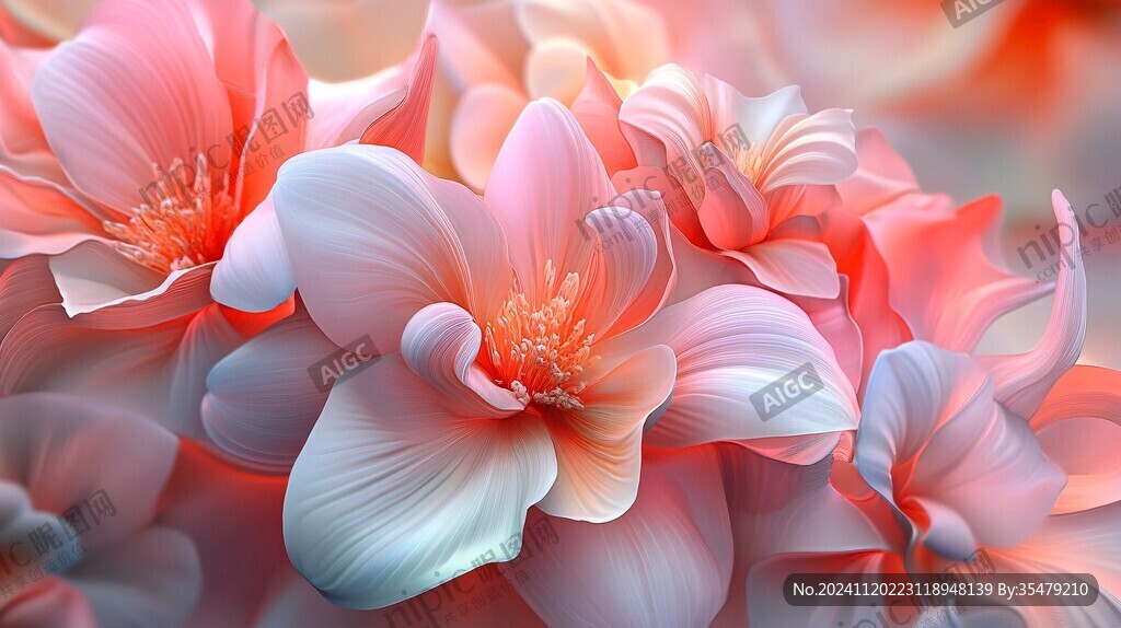3d立体花壁纸