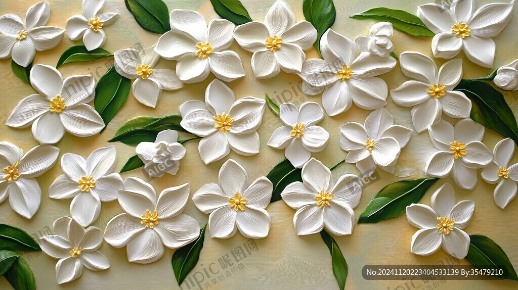 3d立体花壁纸