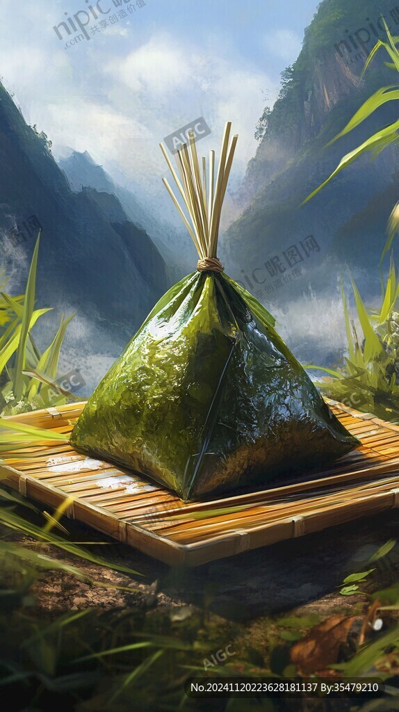 场景端午节海报图