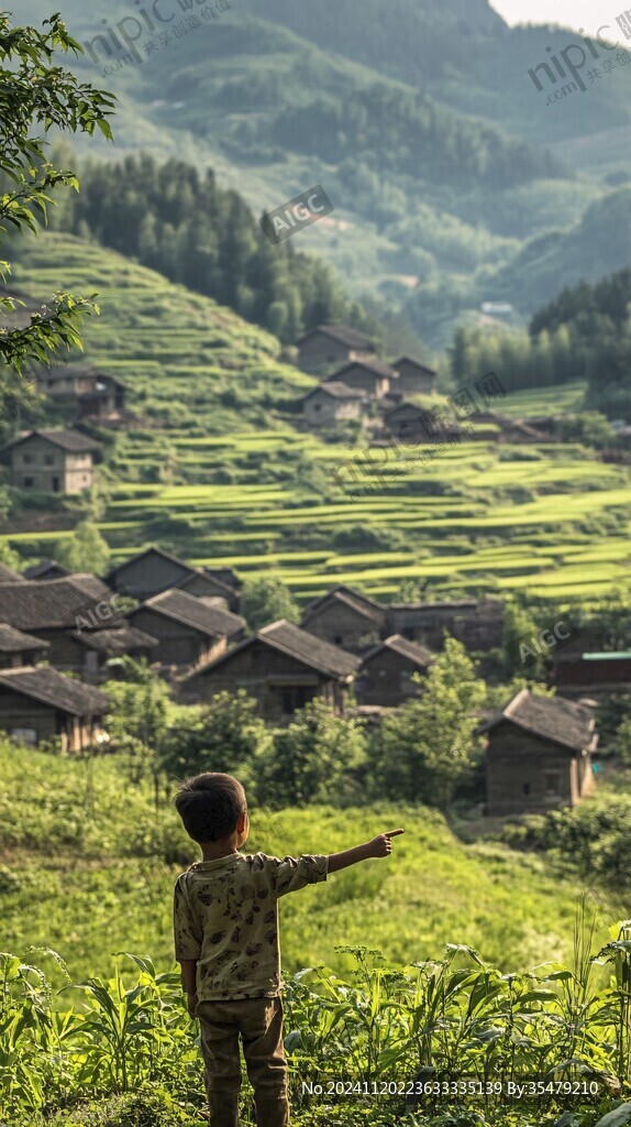 苗寨小孩