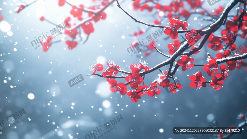 落雪的红果