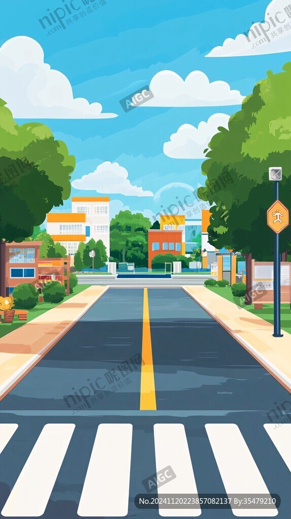 街道道路街景