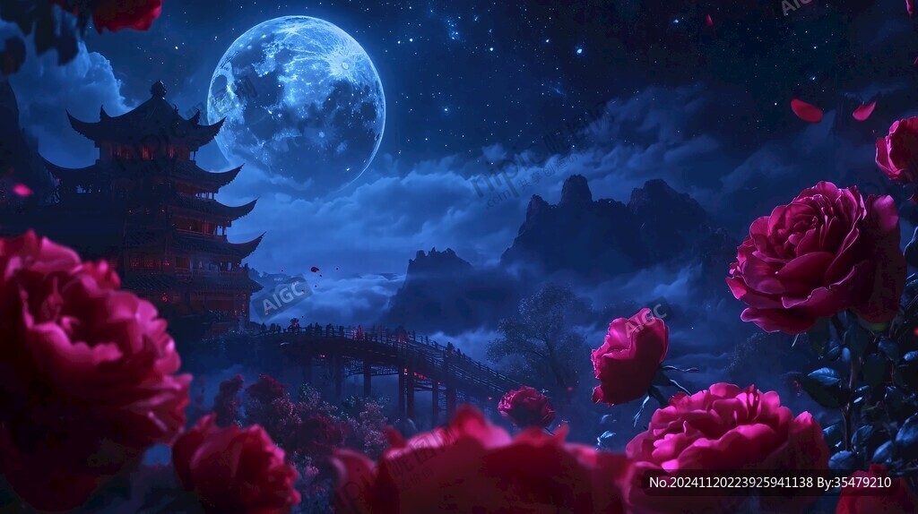 牡丹月夜