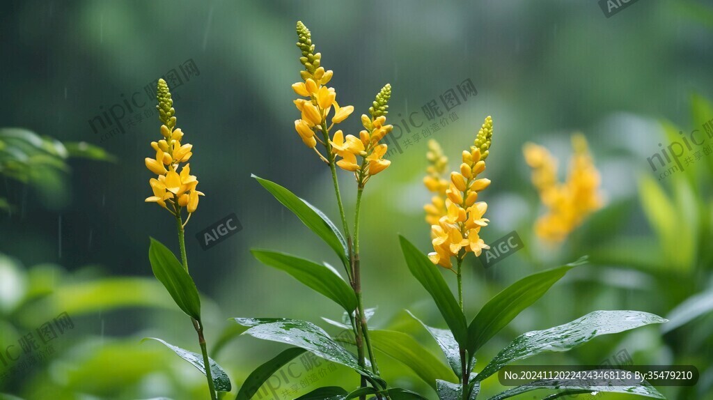 雨后山姜花