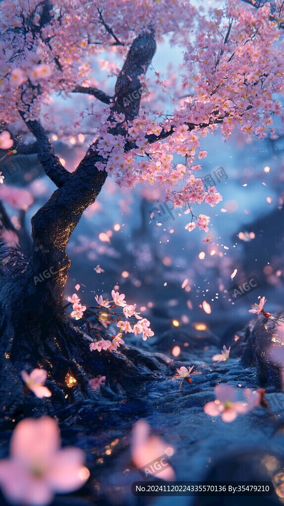 唯美梦幻梅花林