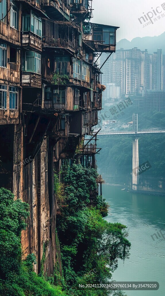 吊脚群楼